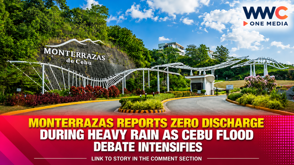 Monterrazas Reports Zero Discharge During Heavy Rain as Cebu Flood Debate Intensifies
