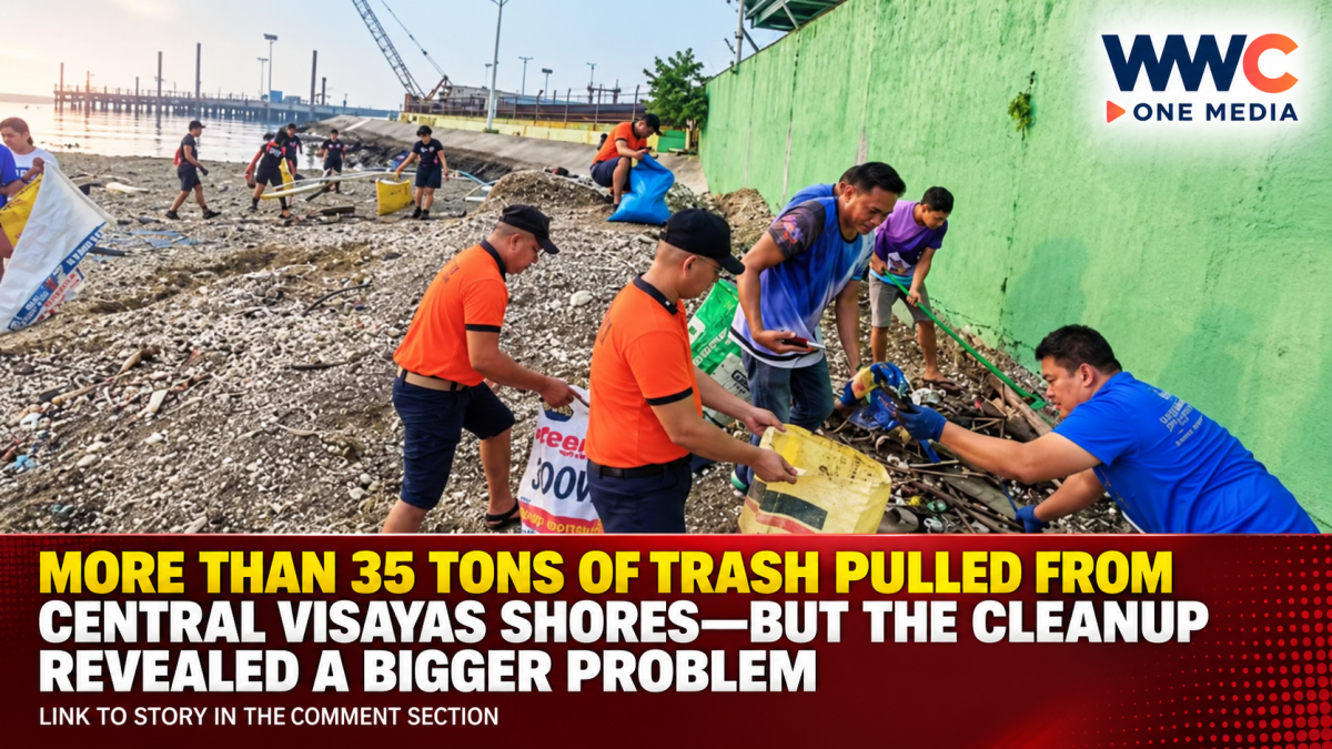 More Than 35 Tons of Trash Pulled From Central Visayas Shores—But the Cleanup Revealed a Bigger Problem
