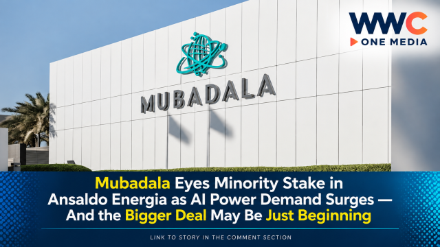 Mubadala Eyes Minority Stake in Ansaldo Energia as AI Power Demand Surges — And the Bigger Deal May Be Just Beginning
