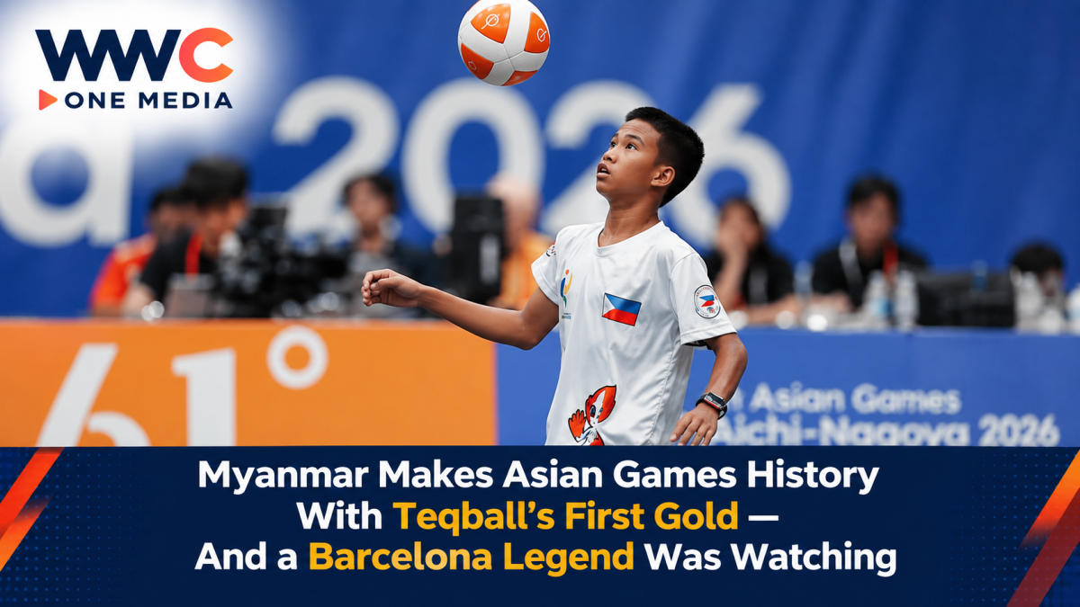 Myanmar Makes Asian Games History With Teqball’s First Gold — And a Barcelona Legend Was Watching