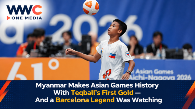 Myanmar Makes Asian Games History With Teqball’s First Gold — And a Barcelona Legend Was Watching
