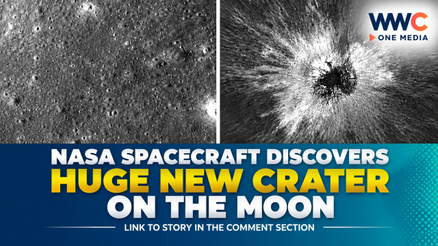 NASA Spacecraft Discovers Huge New Crater on the Moon