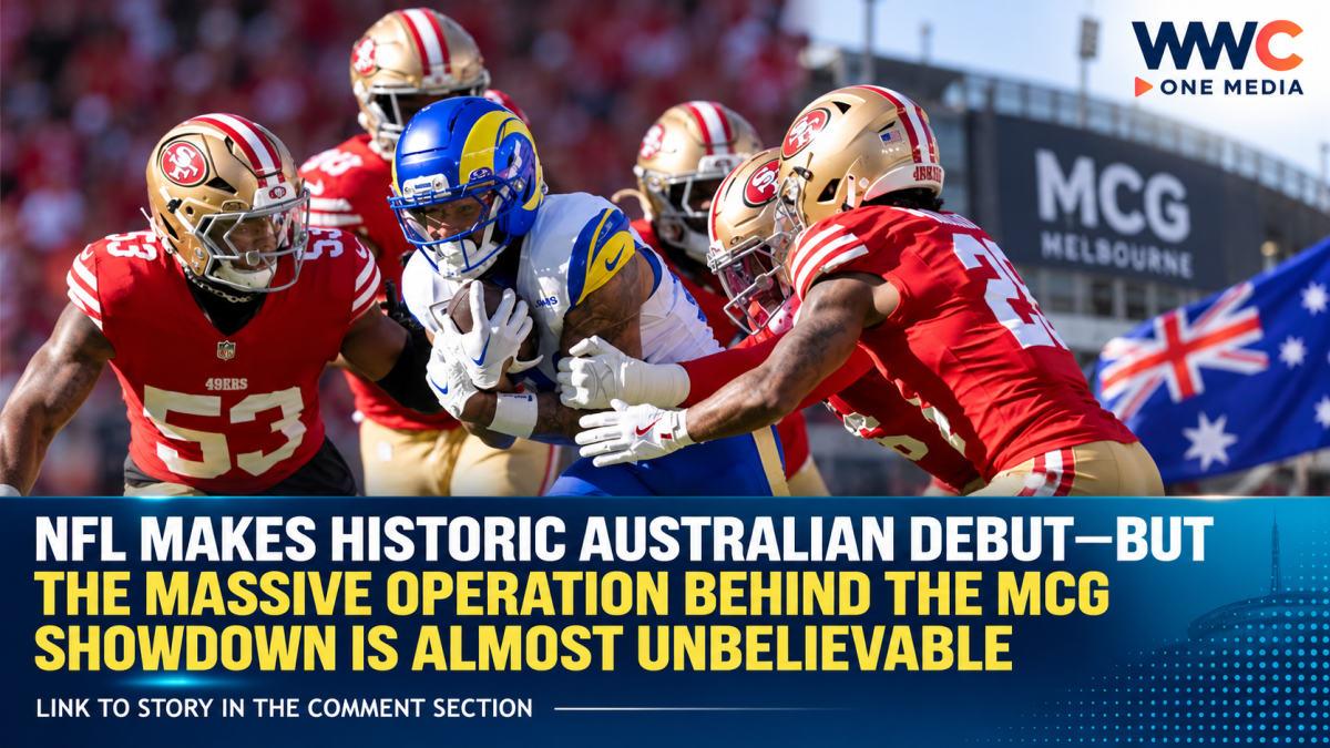 NFL Makes Historic Australian Debut—But the Massive Operation Behind the MCG Showdown Is Almost Unbelievable