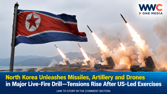 North Korea Unleashes Missiles, Artillery and Drones in Major Live-Fire Drill—Tensions Rise After US-Led Exercises