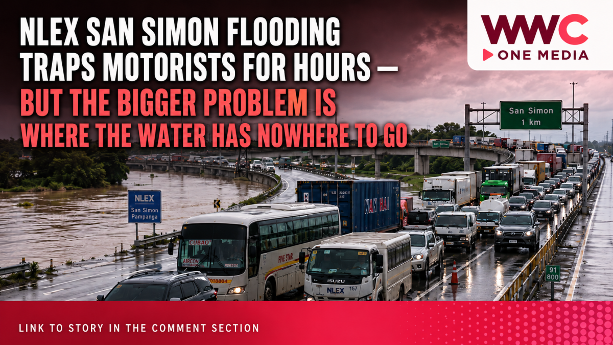 NLEX San Simon Flooding Traps Motorists for Hours — But the Bigger Problem Is Where the Water Has Nowhere to Go