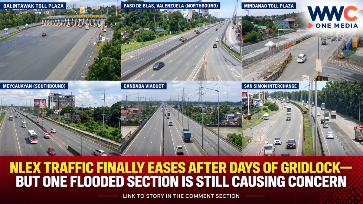 NLEX Traffic Finally Eases After Days of Gridlock—but One Flooded Section Is Still Causing Concern