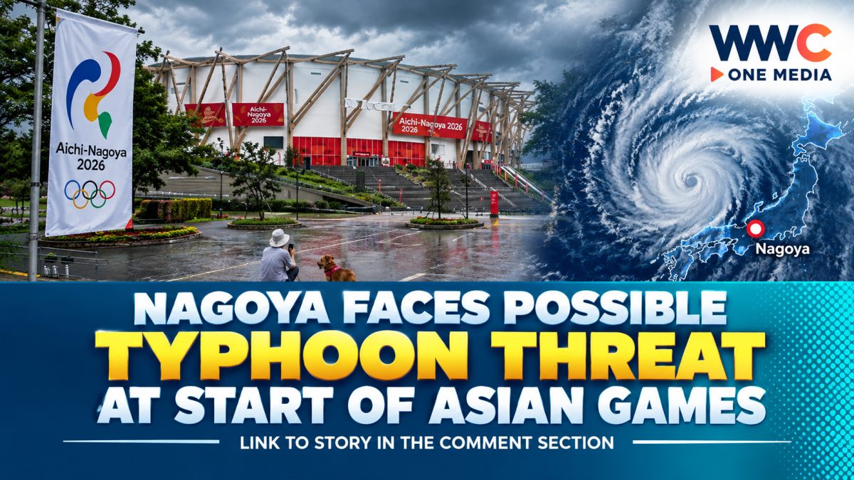 Nagoya Faces Possible Typhoon Threat at Start of Asian Games