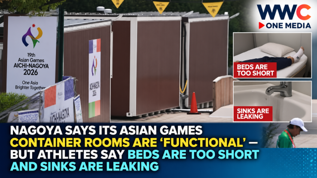 Nagoya Says Its Asian Games Container Rooms Are ‘Functional’ — But Athletes Say Beds Are Too Short and Sinks Are Leaking