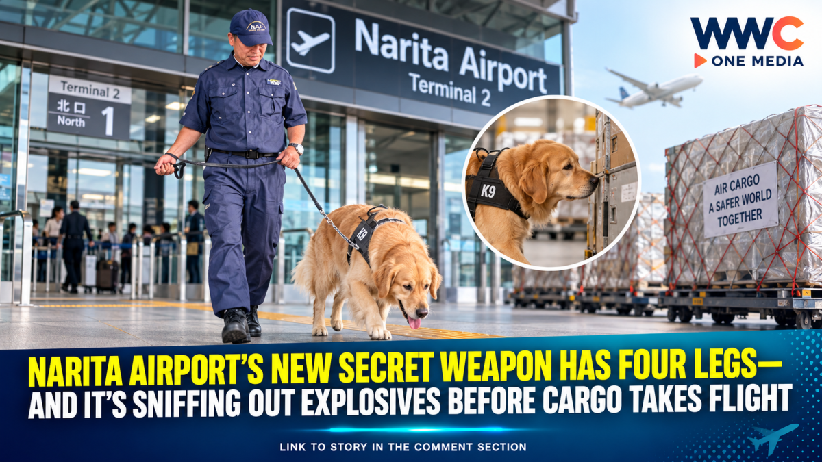 Narita Airport’s New Secret Weapon Has Four Legs—And It’s Sniffing Out Explosives Before Cargo Takes Flight