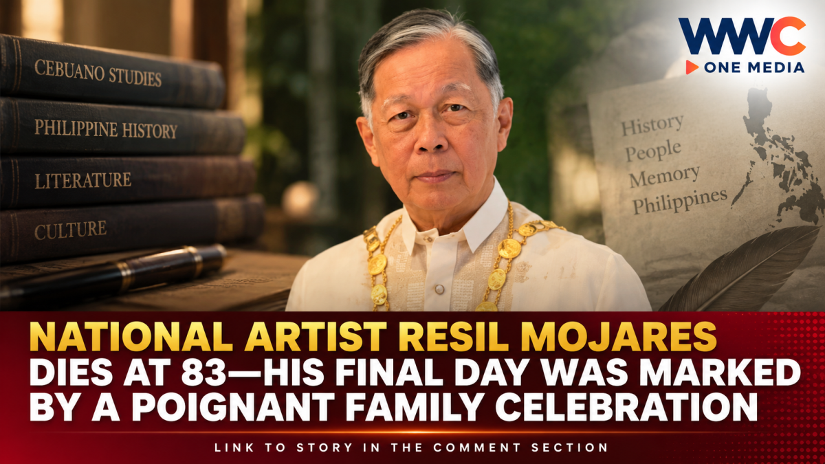 National Artist Resil Mojares Dies at 83—His Final Day Was Marked by a Poignant Family Celebration