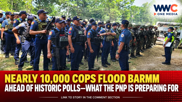 Nearly 10,000 Cops Flood BARMM Ahead of Historic Polls—What the PNP Is Preparing For