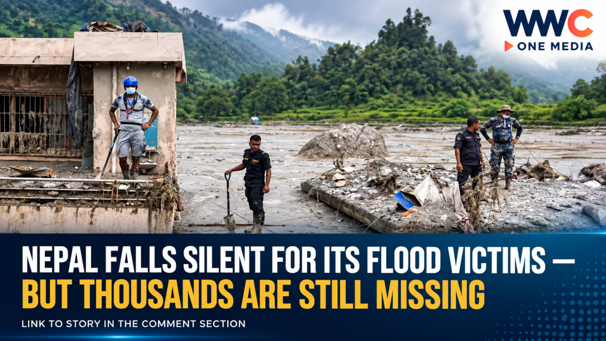 Nepal Falls Silent for Its Flood Victims — But Thousands Are Still Missing
