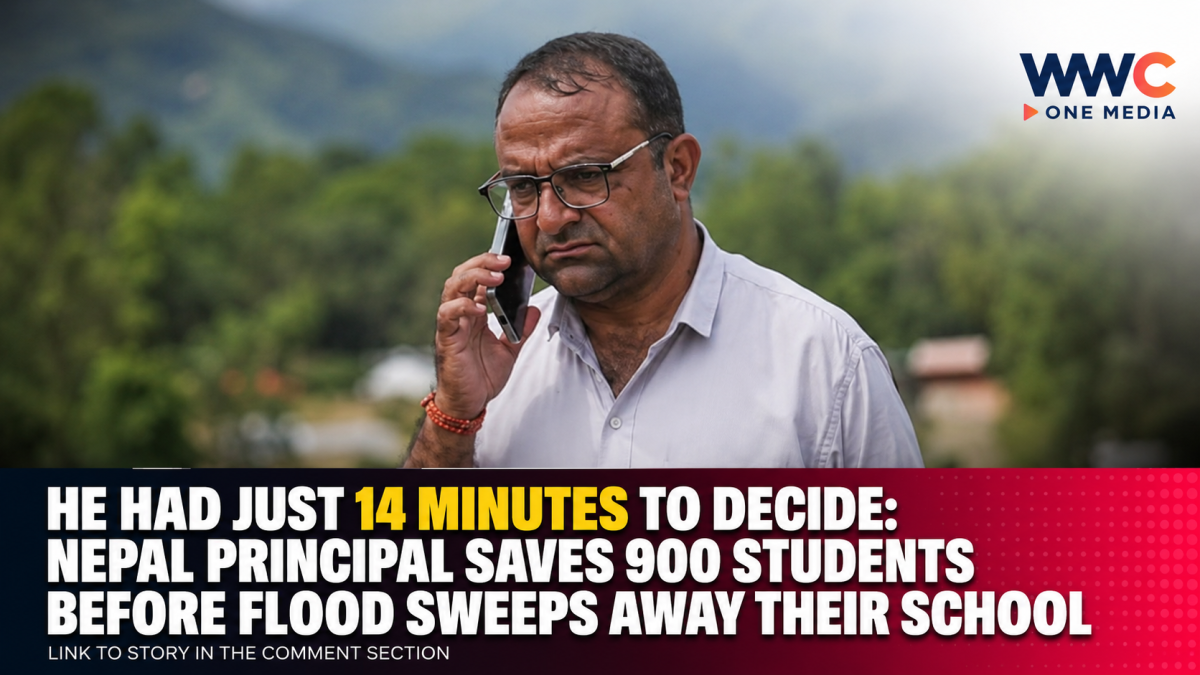 He Had Just 14 Minutes to Decide: Nepal Principal Saves 900 Students Before Flood Sweeps Away Their School