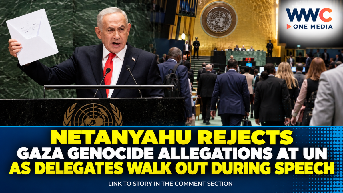 Netanyahu Rejects Gaza Genocide Allegations at UN as Delegates Walk Out During Speech