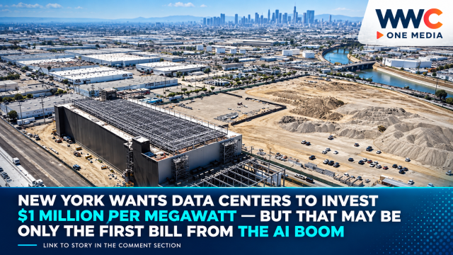 New York Wants Data Centers to Invest $1 Million Per Megawatt — But That May Be Only the First Bill From the AI Boom