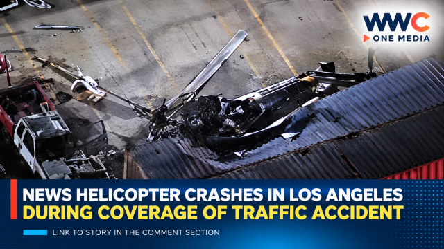 News Helicopter Crashes in Los Angeles During Coverage of Traffic Accident