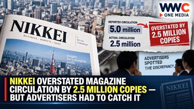 Nikkei Overstated Magazine Circulation by 2.5 Million Copies — But Advertisers Had to Catch It