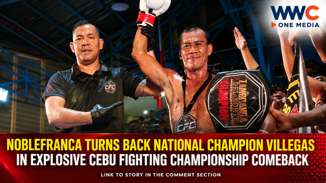 Noblefranca Turns Back National Champion Villegas in Explosive Cebu Fighting Championship Comeback
