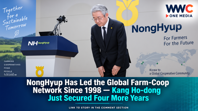 NongHyup Has Led the Global Farm-Coop Network Since 1998 — Kang Ho-dong Just Secured Four More Years