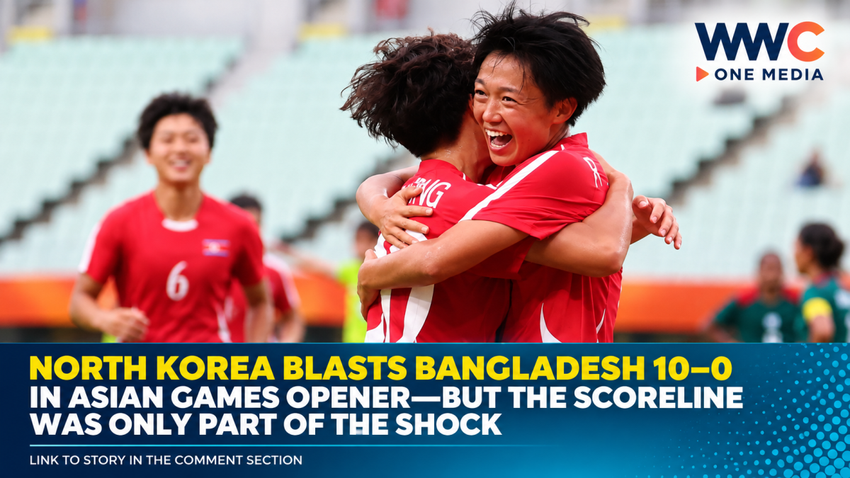 North Korea Blasts Bangladesh 10–0 in Asian Games Opener—But the Scoreline Was Only Part of the Shock