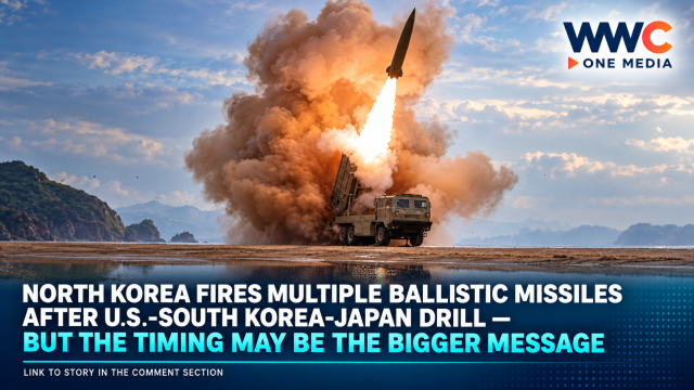 North Korea Fires Multiple Ballistic Missiles After U.S.-South Korea-Japan Drill — But the Timing May Be the Bigger Message