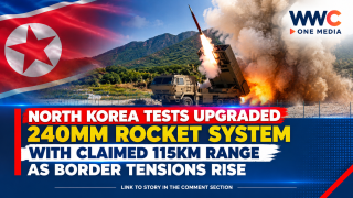 North Korea Tests Upgraded 240mm Rocket System With Claimed 115km Range as Border Tensions Rise