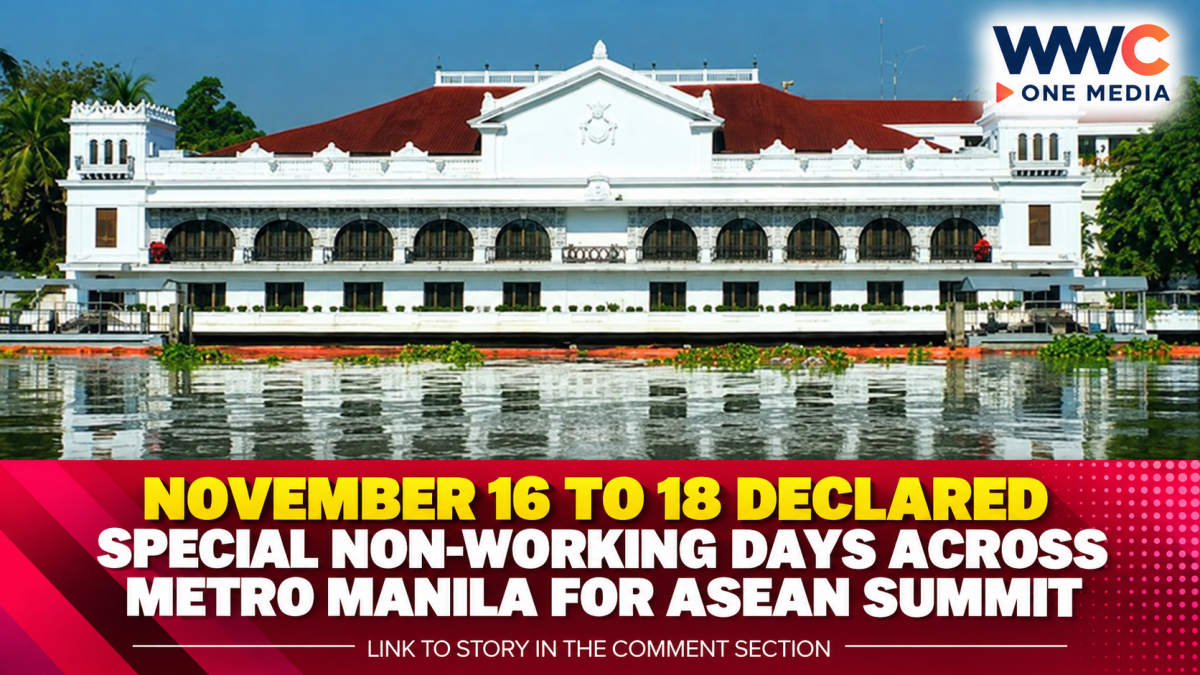 November 16 to 18 Declared Special Non-Working Days Across Metro Manila for ASEAN Summit