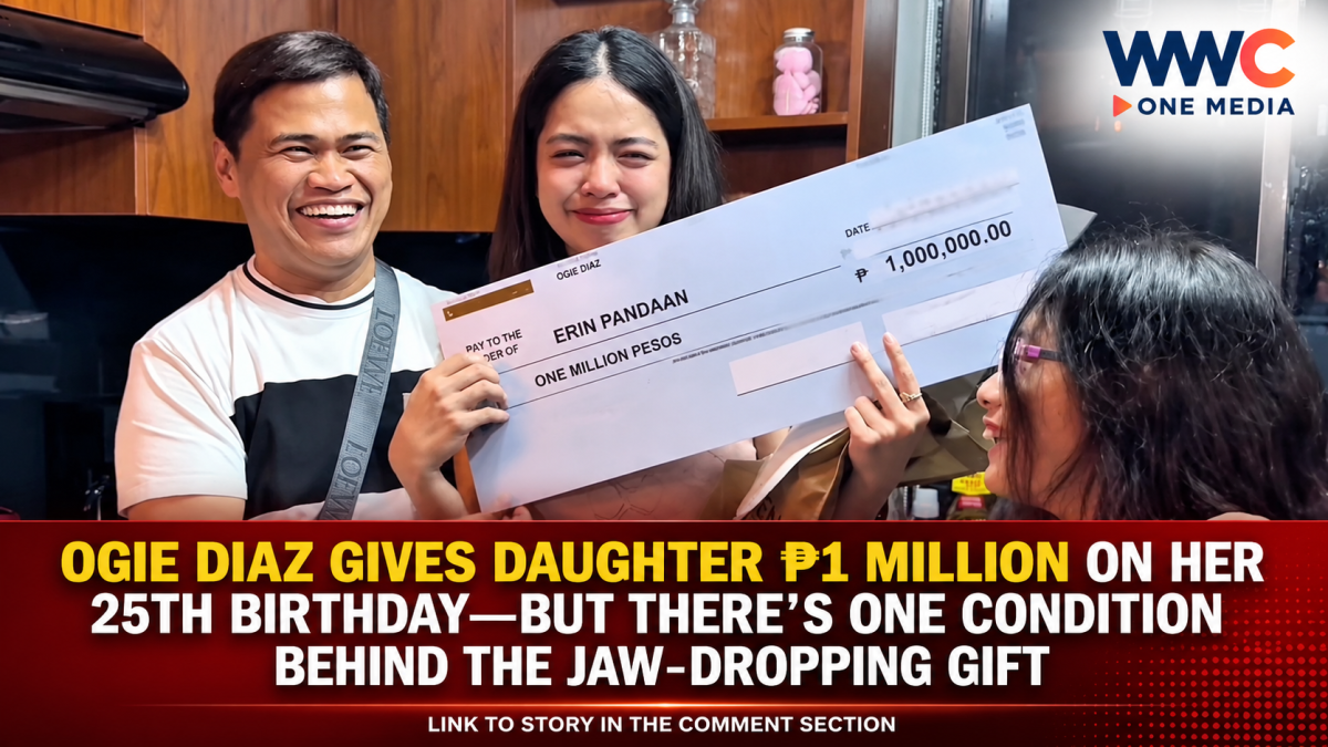 Ogie Diaz Gives Daughter ₱1 Million on Her 25th Birthday—But There’s One Condition Behind the Jaw-Dropping Gift