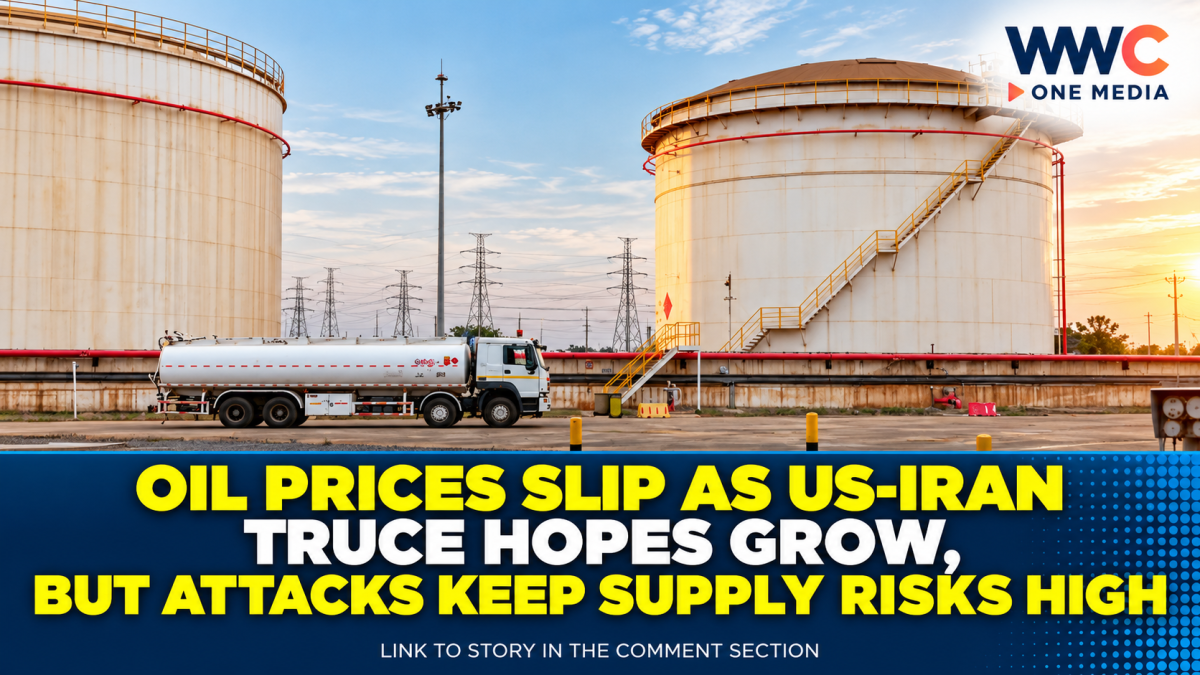 Oil Prices Slip as US-Iran Truce Hopes Grow, but Attacks Keep Supply Risks High
