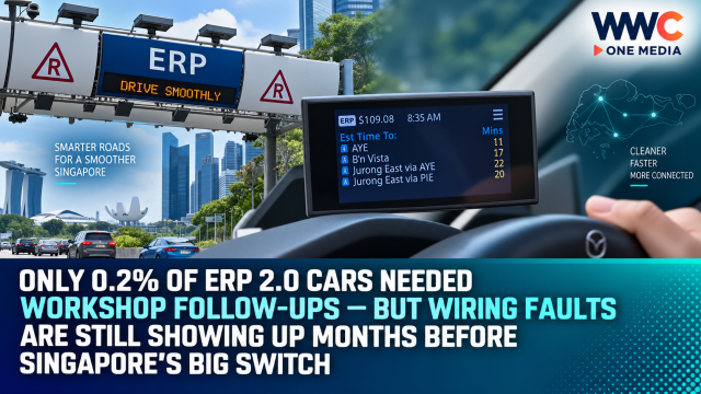 Only 0.2% of ERP 2.0 Cars Needed Workshop Follow-Ups — But Wiring Faults Are Still Showing Up Months Before Singapore’s Big Switch