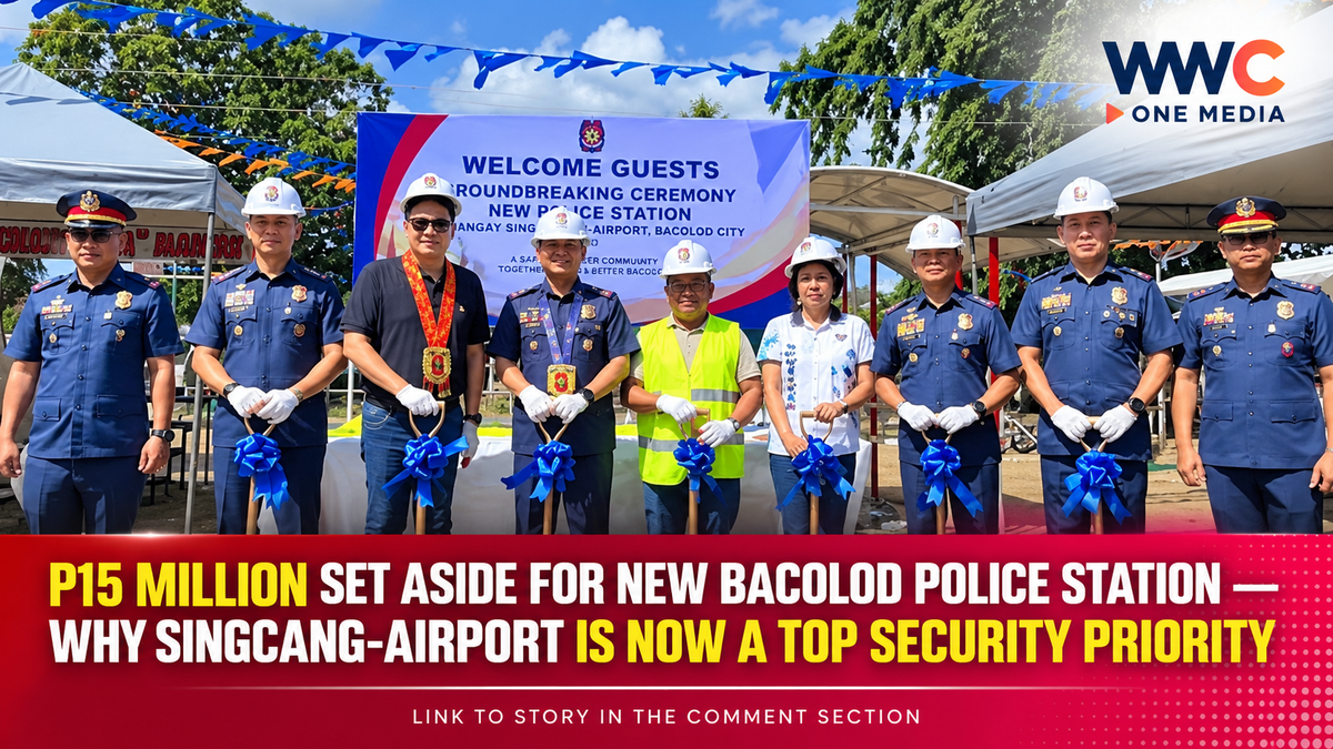 P15 Million Set Aside for New Bacolod Police Station — Why Singcang-Airport Is Now a Top Security Priority