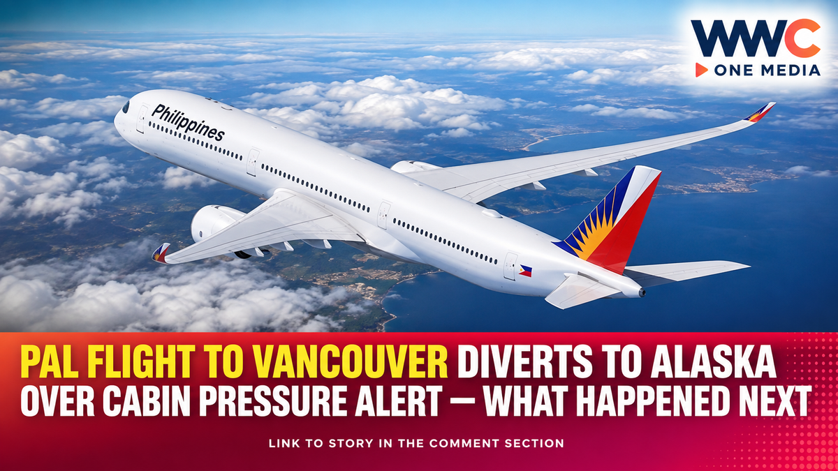 PAL Flight to Vancouver Diverts to Alaska Over Cabin Pressure Alert — What Happened Next