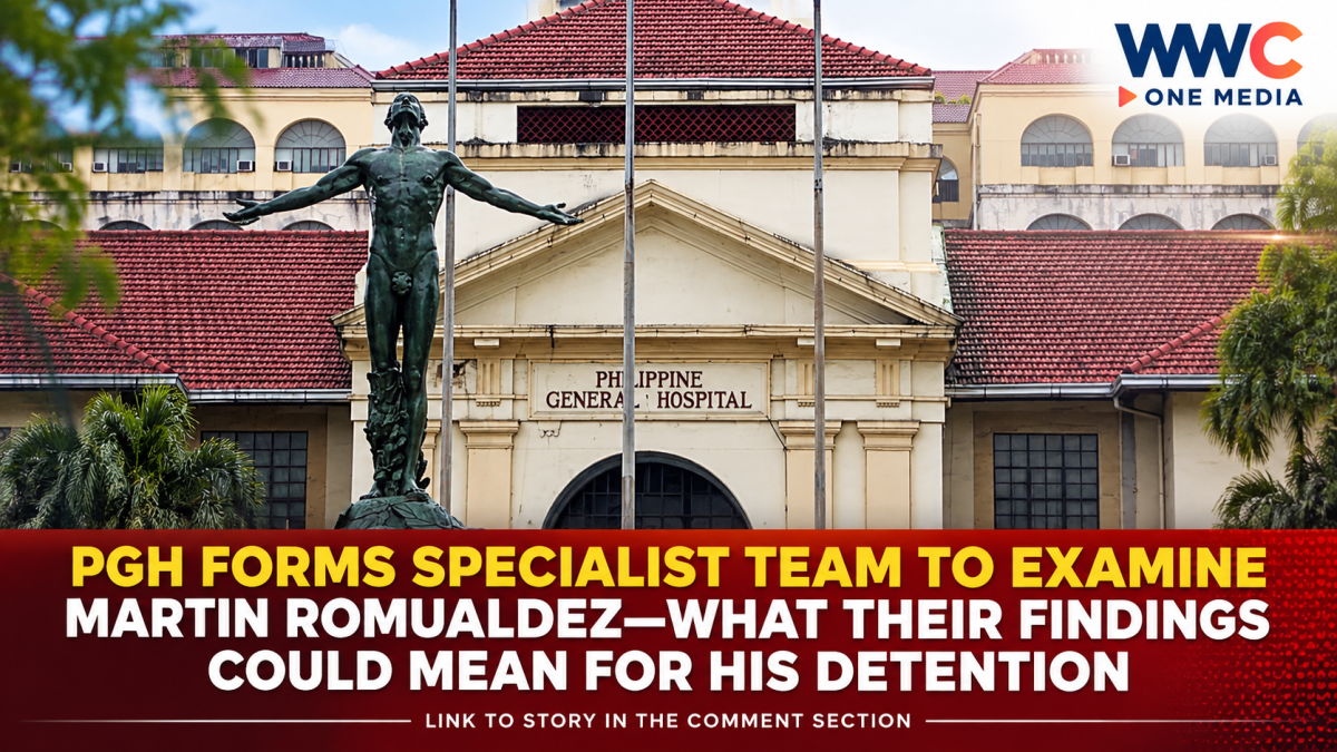 PGH Forms Specialist Team to Examine Martin Romualdez—What Their Findings Could Mean for His Detention