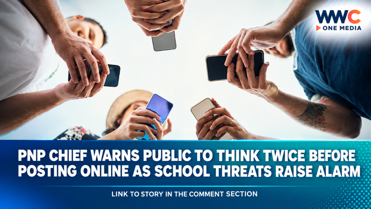 PNP Chief Warns Public to Think Twice Before Posting Online as School Threats Raise Alarm