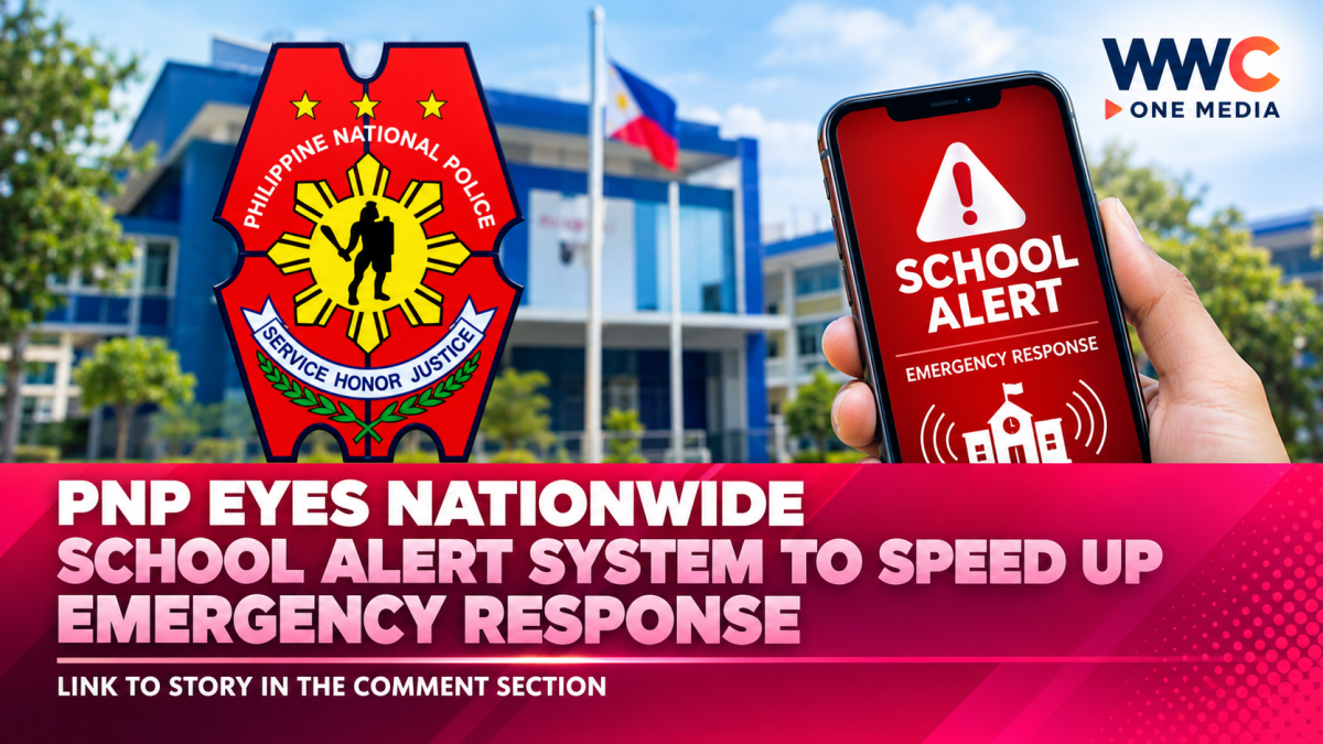 PNP Eyes Nationwide School Alert System to Speed Up Emergency Response