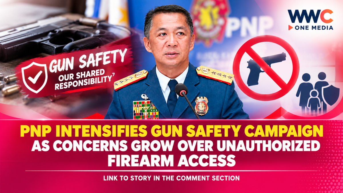 PNP Intensifies Gun Safety Campaign as Concerns Grow Over Unauthorized Firearm Access