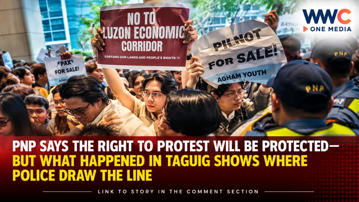 PNP Says the Right to Protest Will Be Protected—But What Happened in Taguig Shows Where Police Draw the Line