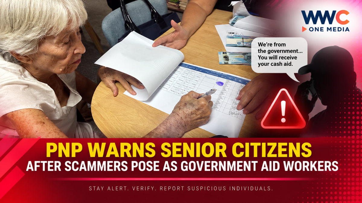 PNP Warns Senior Citizens After Scammers Pose as Government Aid Workers