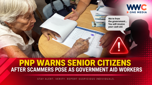 PNP Warns Senior Citizens After Scammers Pose as Government Aid Workers