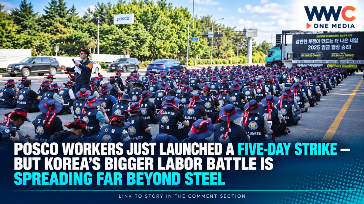POSCO Workers Just Launched a Five-Day Strike — But Korea’s Bigger Labor Battle Is Spreading Far Beyond Steel