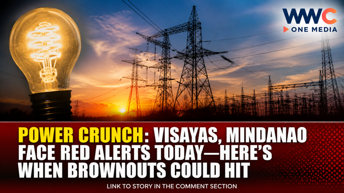 POWER CRUNCH: Visayas, Mindanao Face Red Alerts Today—Here’s When Brownouts Could Hit