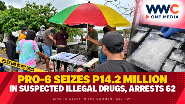 PRO-6 Seizes P14.2 Million in Suspected Illegal Drugs, Arrests 62