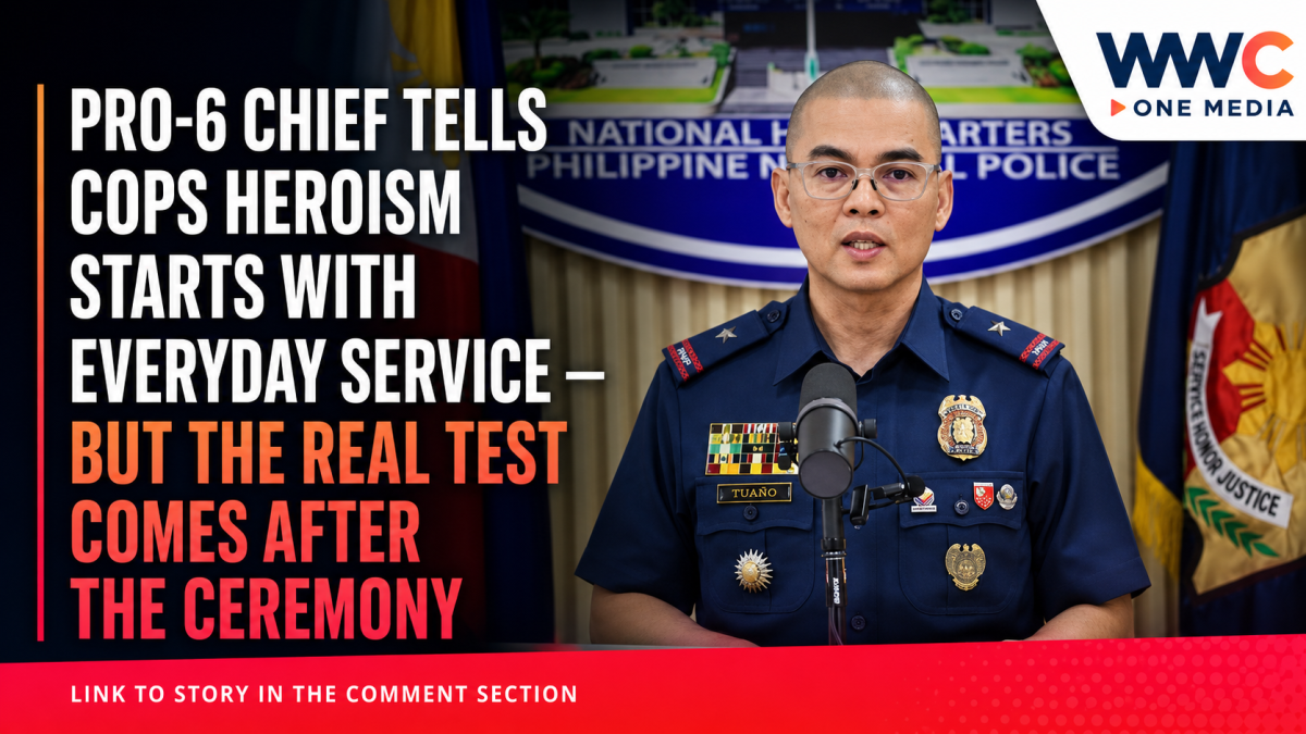 PRO-6 Chief Tells Cops Heroism Starts With Everyday Service — But the Real Test Comes After the Ceremony