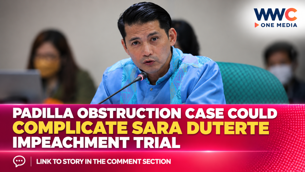 Padilla Obstruction Case Could Complicate Sara Duterte Impeachment Trial