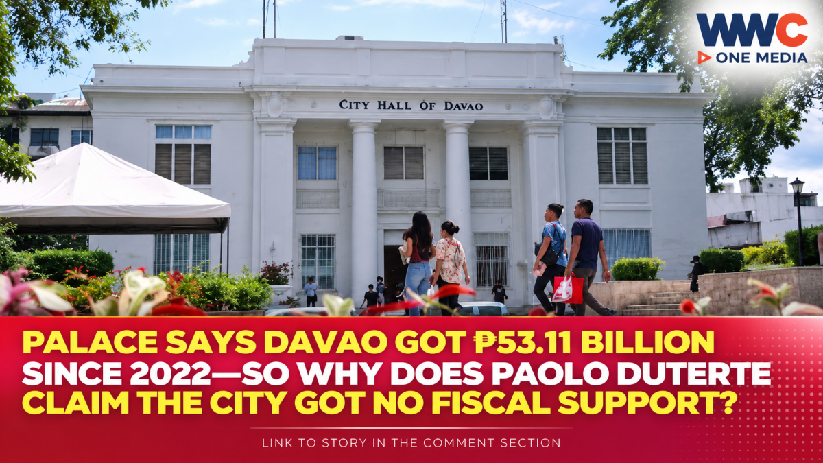 Palace Says Davao Got ₱53.11 Billion Since 2022—So Why Does Paolo Duterte Claim the City Got No Fiscal Support?
