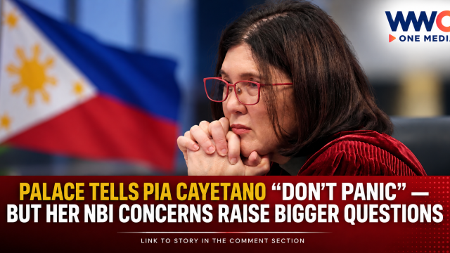 Palace Tells Pia Cayetano “Don’t Panic” — But Her NBI Concerns Raise Bigger Questions