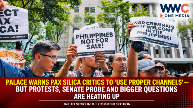 Palace Warns Pax Silica Critics to ‘Use Proper Channels’—But Protests, Senate Probe and Bigger Questions Are Heating Up