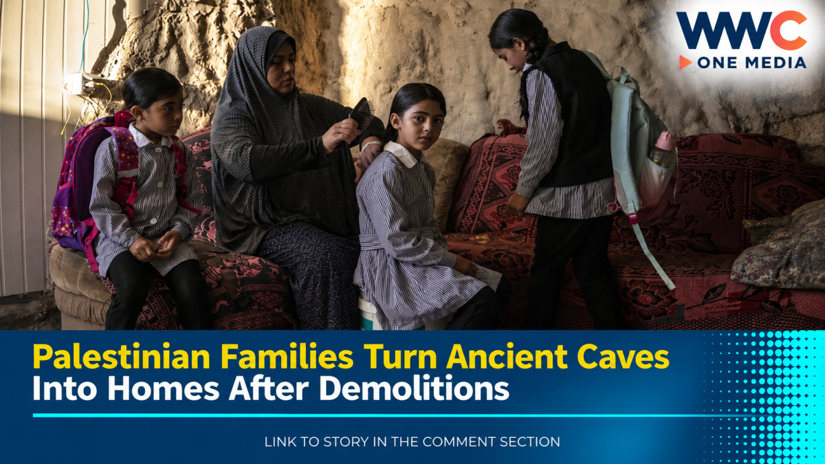 Palestinian Families Turn Ancient Caves Into Homes After Demolitions