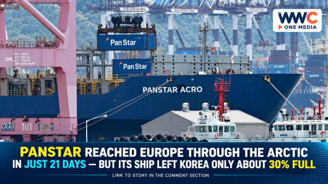PanStar Reached Europe Through the Arctic in Just 21 Days — But Its Ship Left Korea Only About 30% Full