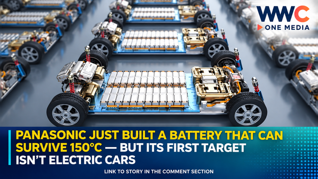 Panasonic Just Built a Battery That Can Survive 150°C — But Its First Target Isn’t Electric Cars